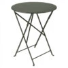 Table De Jardin 2 Personnes FERMOB Bistro Ø 60 Cm - Romarin -Jardin Meubles Boutique 024548 table jardin fermob bistro 60 romarin