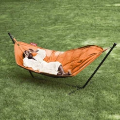 Jardin Meubles Boutique -Jardin Meubles Boutique 100661 hamac fatboy headdemock deluxe orange ambiance