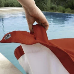 Pouf D'extérieur Fatboy Original Floatzac - Rouge -Jardin Meubles Boutique 103436 pouf exterieur fatboy original floatzac rouge poignee