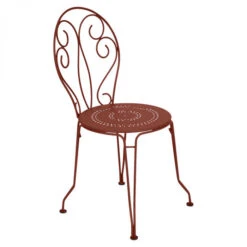 Chaise De Jardin Empilable FERMOB Montmartre - Ocre Rouge