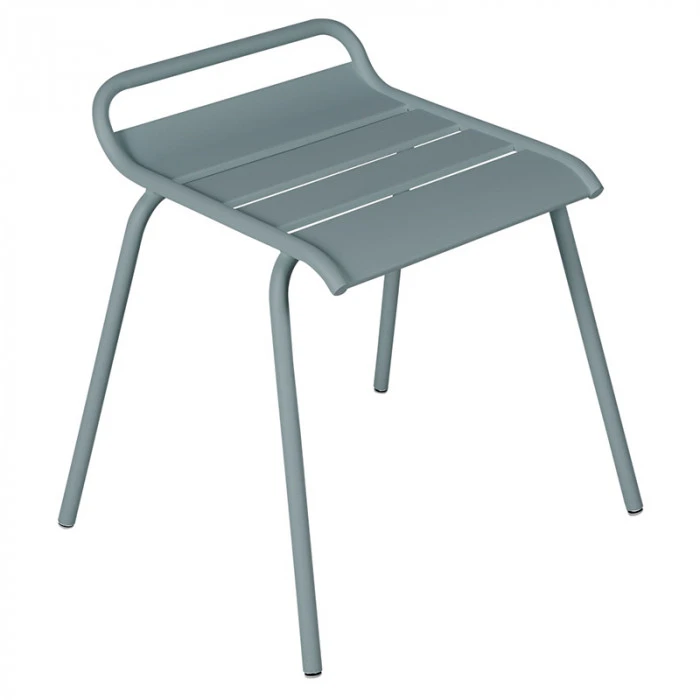 Tabouret De Jardin Empilable FERMOB Monceau - Gris Orage 3 Tabouret De Jardin Empilable FERMOB Monceau - Gris Orage