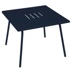 Table Basse De Jardin FERMOB Monceau 57 X 57 Cm - Bleu Abysse