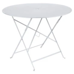 Table De Jardin 4 Personnes FERMOB Bistro Ø 96 Cm - Blanc