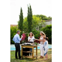 Chariot Desserte Mobilot ENO Pour Plancha Gaz Ou électrique -Jardin Meubles Boutique chariot mobilot eno ambiance 2 1