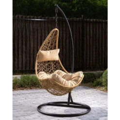 Fauteuil Suspendu Bizzotto Amirantes - Naturel -Jardin Meubles Boutique fauteuil bizzotto amirantes naturel 5