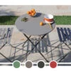 Table De Jardin Alizé Guéridon Rond Cuba 60 -Jardin Meubles Boutique gueridon pliant alize cuba coloris choix