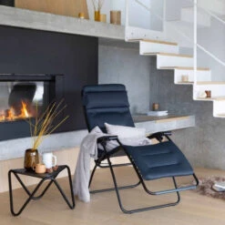Fauteuil Relax Pliant LAFUMA RSX Clip AirComfort - Acier -Jardin Meubles Boutique lfm2038.6135 fauteuil relax pliant lafuma rsx clip aircomfort acier plie ambiance 2