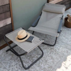 Bain De Soleil LAFUMA Transabed Batyline Iso - Seigle -Jardin Meubles Boutique lfm2863.8548 bain soleil lafuma transabed batyline iso seigle ambiance