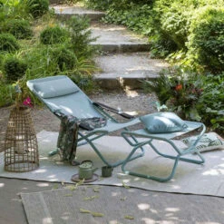 Coussin LAFUMA Aurore 40 X 40 Cm - Bleu -Jardin Meubles Boutique lfm2974 9304 coussin lafuma aurore 40 x 40 cm bleu ambiance