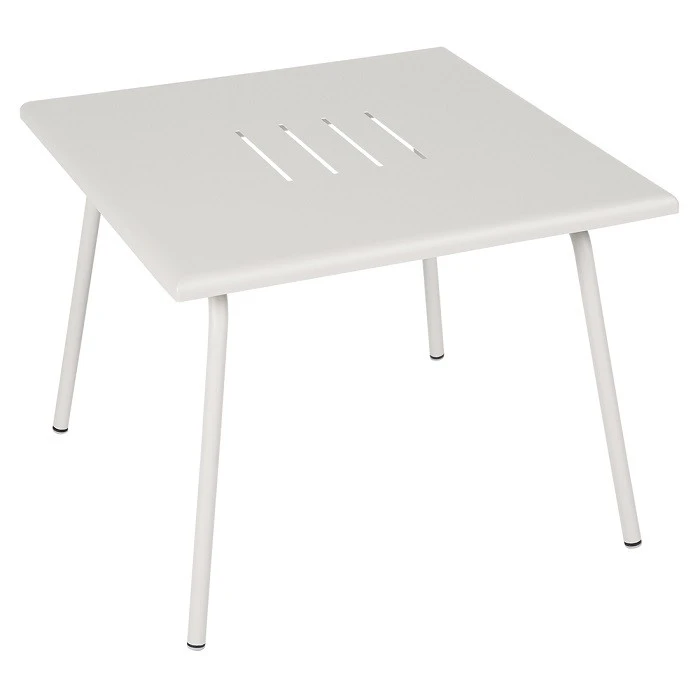 Table Basse De Jardin FERMOB Monceau 57 X 57 Cm - Gris Argile 3 Table Basse De Jardin FERMOB Monceau 57 X 57 Cm - Gris Argile