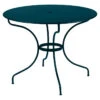 Table De Jardin 5 Personnes FERMOB Opéra + Ø 96 Cm - Bleu Acapulco 1 Table De Jardin 5 Personnes FERMOB Opéra + Ø 96 Cm - Bleu Acapulco -Jardin Meubles Boutique opera table d96 bleu acapulco 1