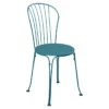 Chaise De Jardin Empilable FERMOB Opéra + - Bleu Acapulco 2 Chaise De Jardin Empilable FERMOB Opéra + - Bleu Acapulco -Jardin Meubles Boutique opera chaise bleu acapulco 1