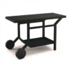 Table Roulante En Acier Pour Plancha Forge Adour - Noir -Jardin Meubles Boutique tra n 8436550256505
